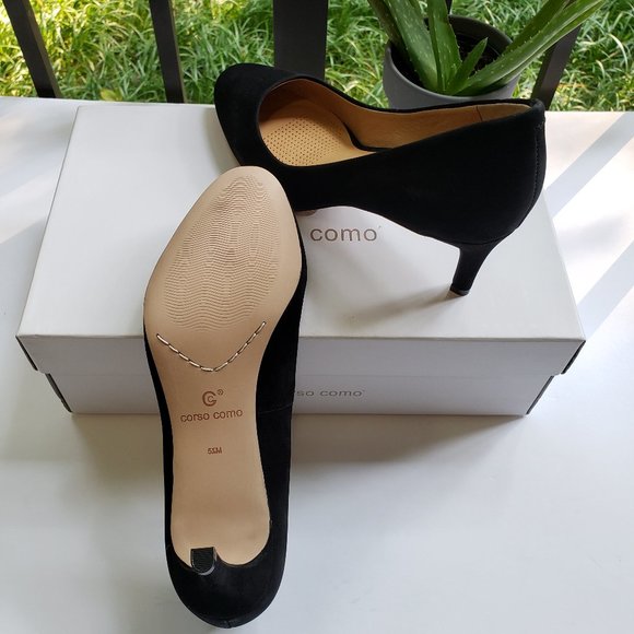 CORSO COMO Linnden Black Pumps Round Toe Size 5.5 - Picture 7 of 10
